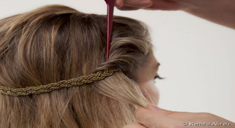 Como fazer penteados simples trançado pente